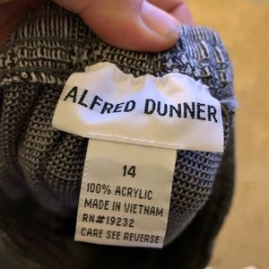 Black and white trousers. Size 14 straight leg